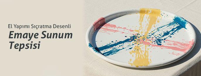 Emaye Sunum Tepsisi